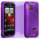 HTC Rezound High Gloss Purple Silicone Cover Case OEM Verizon 