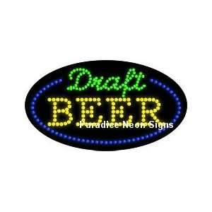  Draft Beer LED Sign (Oval): Sports & Outdoors