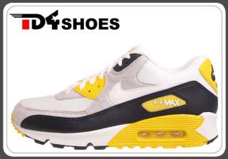 Nike Air Max 90 Le White Obsidian Grey Maize 2012 Men Running Shoes 1 