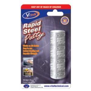  V Tech  Rapid Steel Epoxy Putty Works On All Metals 