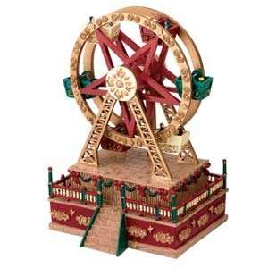   Mr. Christmas Miniature Carnival Wind Up Ferris Wheel 