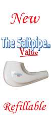 Ceramic Salt pipe inhaler for respiratory problems  