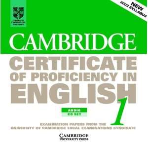 Cambridge Certificate of Proficiency in English 1, 2 Audio CDs 
