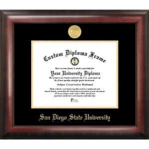San Diego State University Gold Embossed Diploma Frame:  