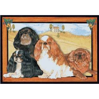  C952 Holiday Boxed Cards  King Charles Spaniels