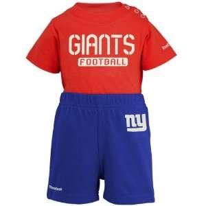  Reebok New York Giants Infant Red Royal Blue Crew Creeper 