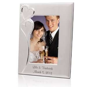  Personalized Wedding Romance Silver 4x6 Picture Frame 