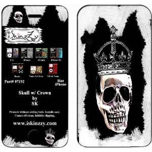  Skull Crown Iphone & Iphone 3G Skin Cover 
