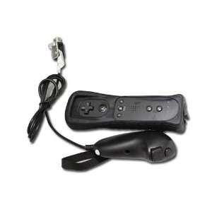   Controller and Nunchuck for Nintendo Wii Set  black: Video Games