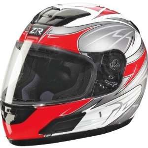   Viper Helmet , Color White/Red, Size XL, Style Vengeance 0101 1714