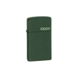  Green Matte, Slim, w/Zippo Logo