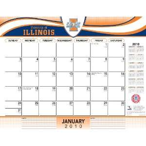  2011 Illinois Fighting Illini   Blotter Calendar 