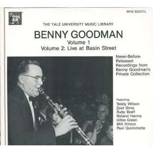  Vol.1 Vol.2 Live At Basin Street Benny Goodman Music