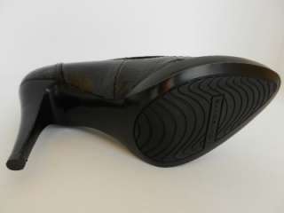 New $79 Bandolino Classic Black Pumps Heels Shoes Reptile US 7.5 