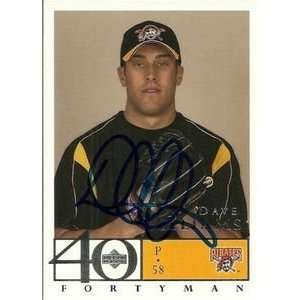   Dave Williams Signed Pirates 2003 UD 40 Man Card: Sports Collectibles