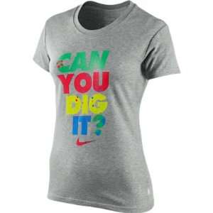 NIKE CAN YOU DIG IT DRI FIT COTTON TEE (WOMENS)  Sports 