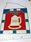   BEER SIGN STAINED GLASS OLD TANKARD ALE VINTAGE BREWERY BAR OTA TAVERN