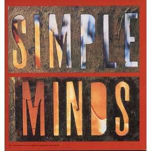    Simple Minds Good News CD Original Poster Flat 1995