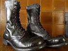   Leather black cap toe military boot Vietnam 10.5 Endicott J