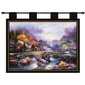 James Lee Going Home Landscape Tapestry Wall Hanging
