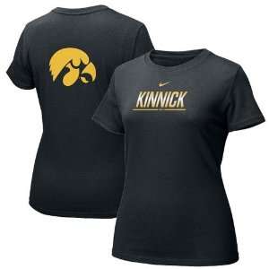   : Nike Iowa Hawkeyes Black Ladies Uniform T shirt: Sports & Outdoors