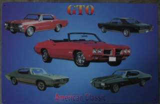 Pontiac GTO Muscle Collage Goat Garage Retro Tin Sign  
