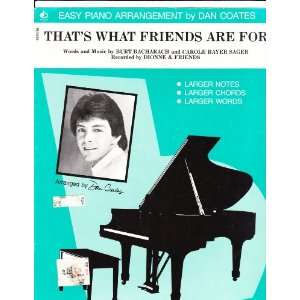 What Friends Are For (Dionne & Friends)   Piano Solo (Professional 