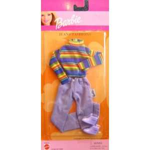  Barbie Jeans Fashions   Long Sleeve Turtle Neck Top 
