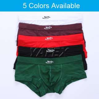   Men’s Modal Underwear Bulge Pouch Boxer Briefs Bulge Pouch 5Colors