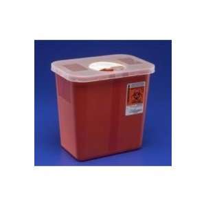  Kendall Multi Purpose Sharps Red Container with Rotor Lid 