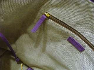 Purple Lavender Dooney & Bourke Handbag Purse RV $245 Crescent Tote 