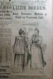   newspapers LIZZIE BORDEN TRIAL begins at NEW BEDFORD Massachusetts