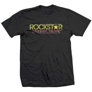Rockstar Energy Drink Officially Licensed AR Podium Mens Short Sleeve 