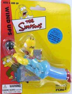 HOMER Simpson WIND UP Simpsons BOWLING Ball Retired NEW  