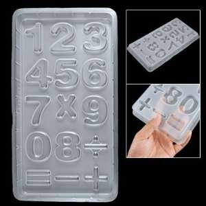 Fridge Ice Cube Cake Maker Mold Number Muffin Pan Mould:  