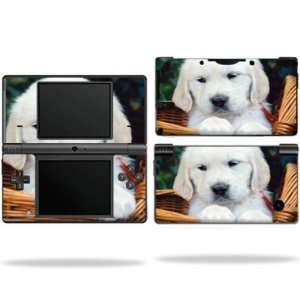  Protective Vinyl Skin Decal Cover for Nintendo DSI Puppy: Video Games