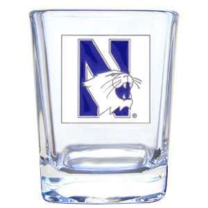  College Collectors Glass   Northwestern Wildcats Sports 