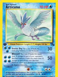 Pokemon 1st EDITION Fossil Set RARE Cards Wizards 64 Complete NM 