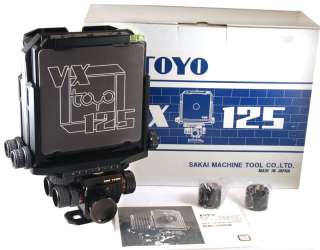 Brand new* Toyo VX125 4x5 camera, matte black, vx 125  