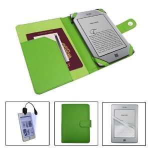   Touch / Touch 3G Green Book Case, Kindle Light and Kindle Screen Guard