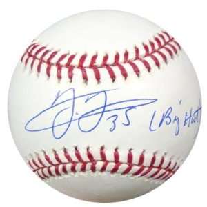   /Hand Signed MLB Baseball Big Hurt PSA/DNA: Sports Collectibles