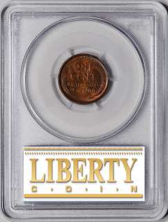   VDB Lincoln Wheat Cent 1C   PCGS MS63BN   LOOK Red/Brown   PQ  