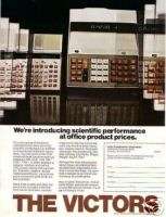Calculators Comptometer Victor Corp Electronic Ad 1975  