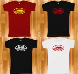 JAWA Motors Motorcycle T shirt   Vintage Logo NEW S 2XL  