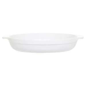 Emile Henry 11 Inch Oval Au Gratin White