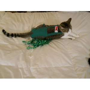  Joybies Green Festive Christmas Piddle Pants for X Small Cat 