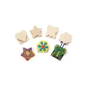  Wooden Magnetic Clips   Set of 12: Toys & Games