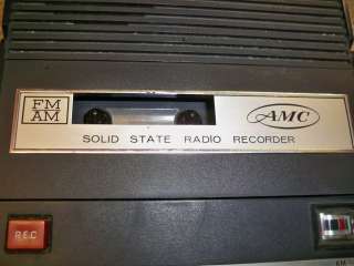 AMC Portable AM/FM Solid State Recorder  