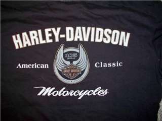 NEW Womens XL Harley Davidson 105th Anniversary Long Sleeve T Shirt 