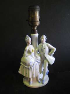 Vintage Made In Germany Porcelain Figurine Table Lamp  